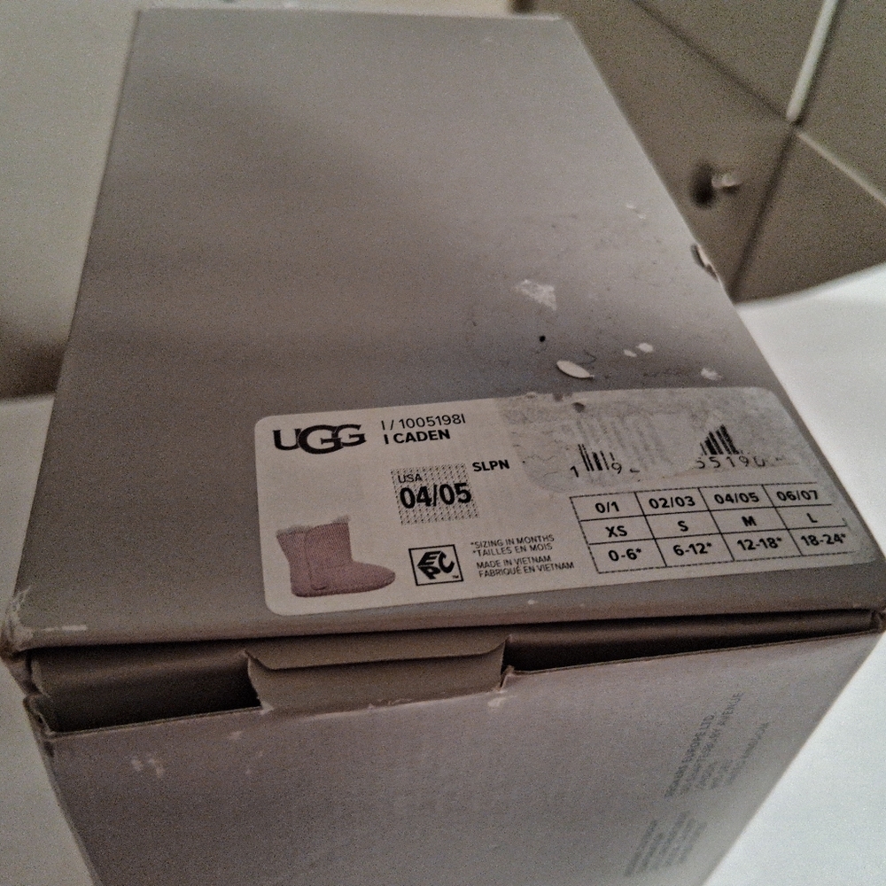 UGG Baby Pink Boots With Fleece Lining New Display - Picture 3 of 14